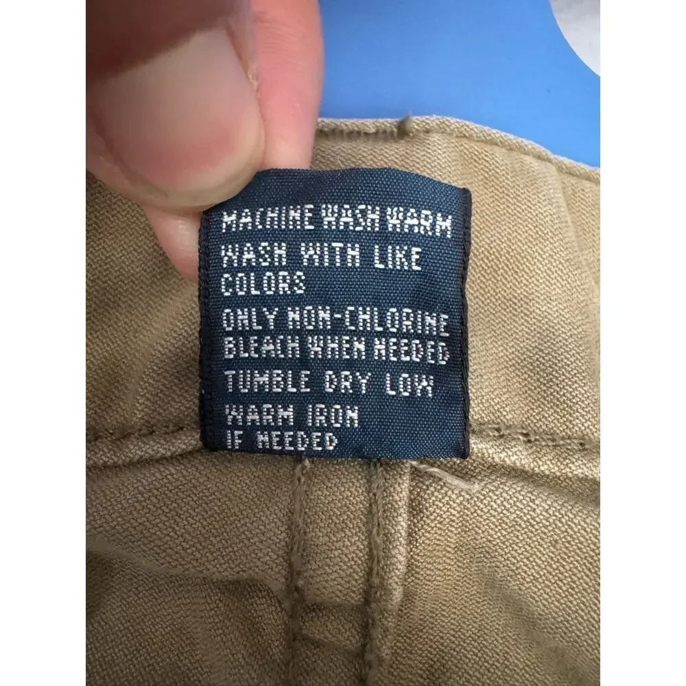 Vintage Polo Ralph Lauren Mens Chino's Heavy Cotton Khaki SZ‎ 40/30